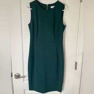 Fiona knit dress in dark green
